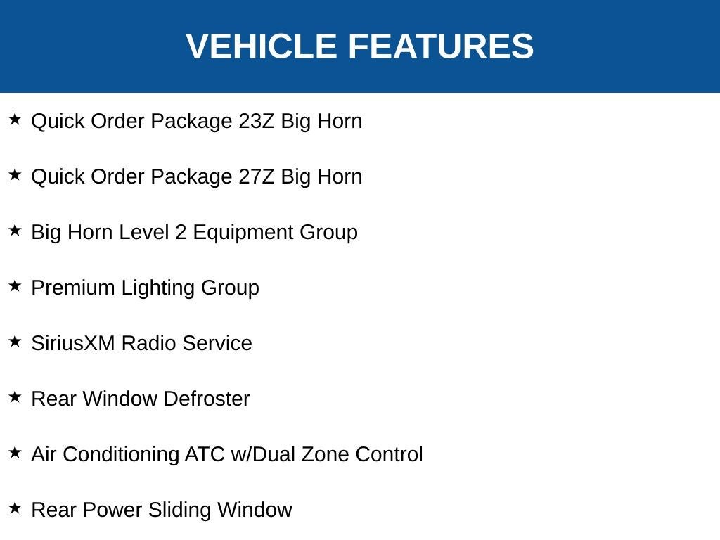 2021 RAM 1500 Big Horn/Lone Star