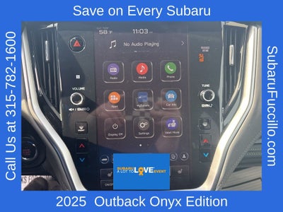 2025 Subaru Outback Onyx Edition