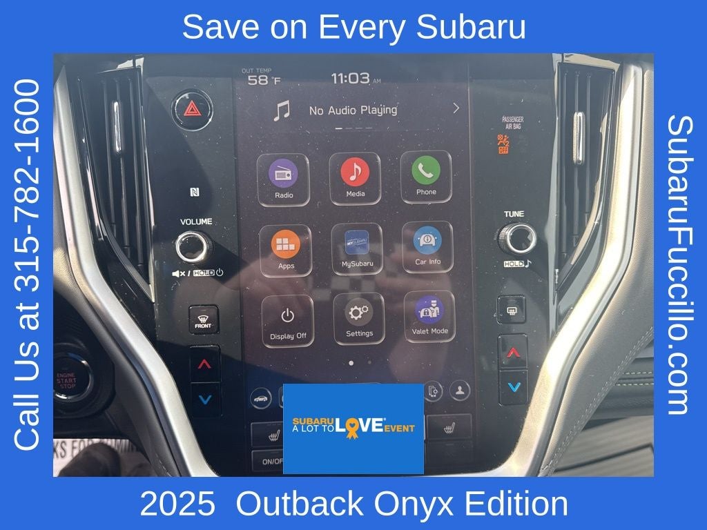 2025 Subaru Outback Onyx Edition