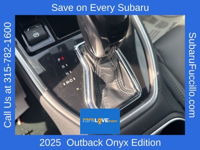 2025 Subaru Outback Onyx Edition