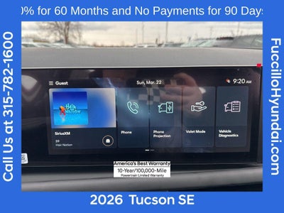 2026 Hyundai TUCSON SE AWD