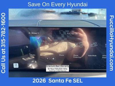 2026 Hyundai SANTA FE SEL AWD