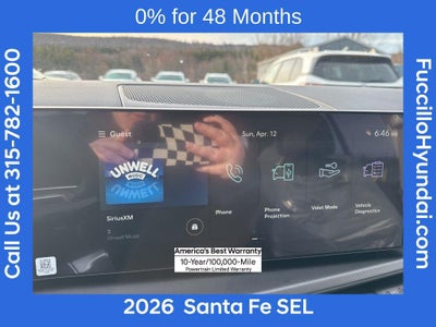2026 Hyundai SANTA FE SEL AWD
