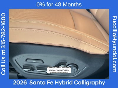 2026 Hyundai SANTA FE HYBRID Calligraphy