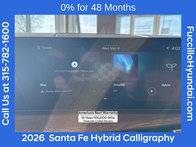 2026 Hyundai SANTA FE HYBRID Calligraphy