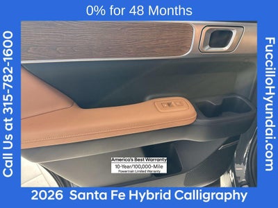 2026 Hyundai SANTA FE HYBRID Calligraphy