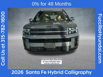 2026 Hyundai SANTA FE HYBRID Calligraphy