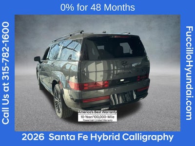 2026 Hyundai SANTA FE HYBRID Calligraphy