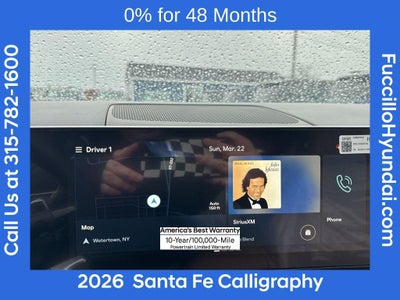 2026 Hyundai SANTA FE Calligraphy AWD