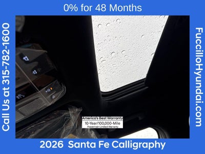 2026 Hyundai SANTA FE Calligraphy AWD