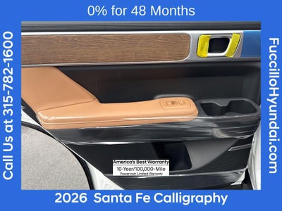 2026 Hyundai SANTA FE Calligraphy AWD