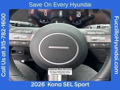 2026 Hyundai KONA SEL Sport AWD