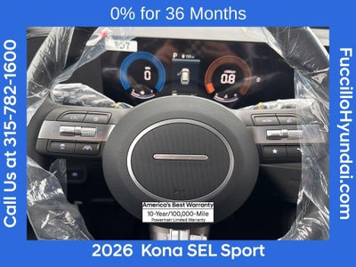 2026 Hyundai KONA SEL Sport AWD