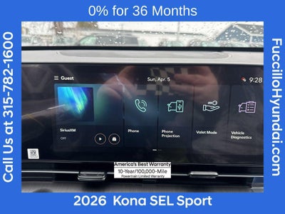 2026 Hyundai KONA SEL Sport AWD
