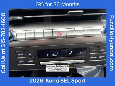 2026 Hyundai KONA SEL Sport AWD