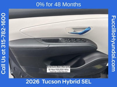 2026 Hyundai TUCSON HYBRID SEL AWD