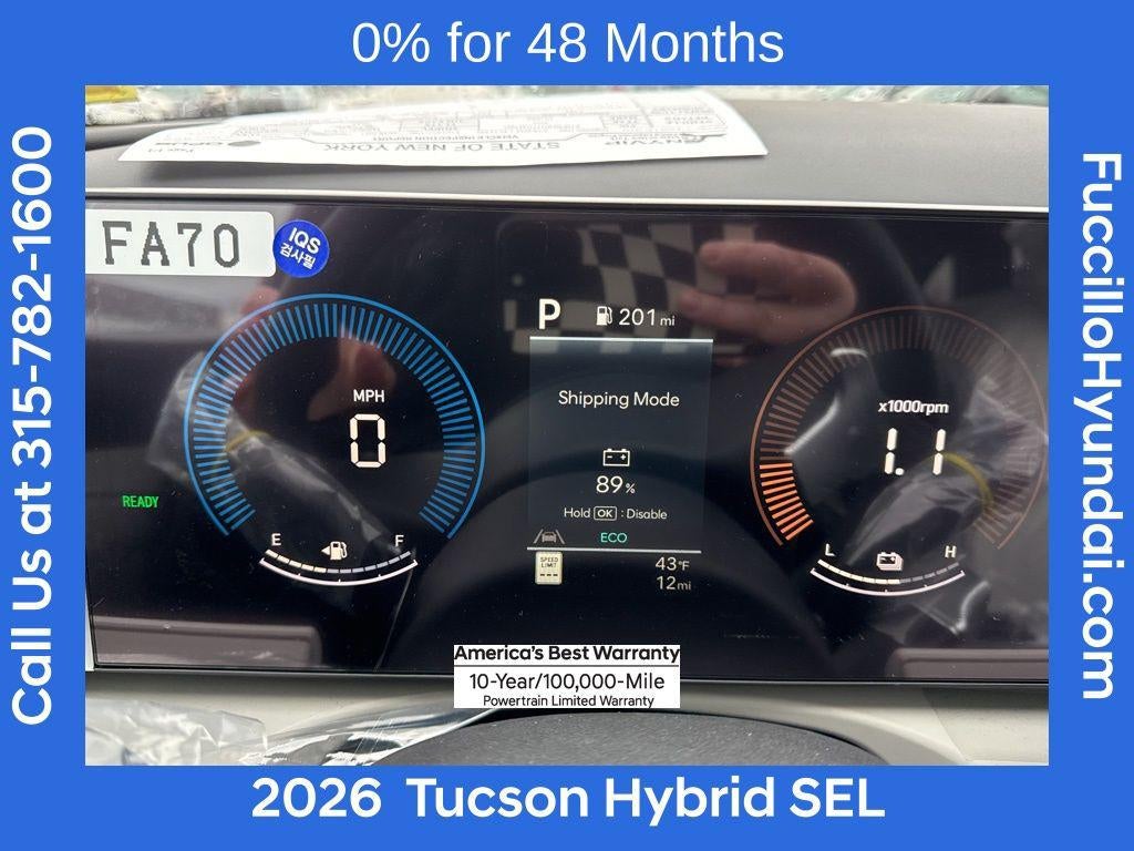 2026 Hyundai TUCSON HYBRID SEL AWD