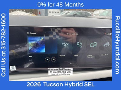 2026 Hyundai TUCSON HYBRID SEL AWD