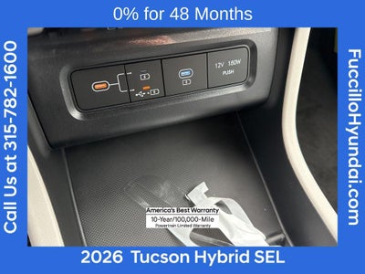 2026 Hyundai TUCSON HYBRID SEL AWD