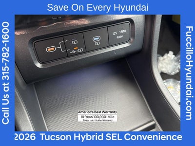 2026 Hyundai TUCSON HYBRID SEL Convenience
