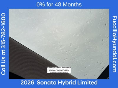 2026 Hyundai SONATA HYBRID Limited