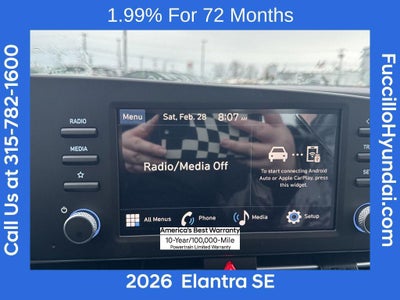 2026 Hyundai ELANTRA SE