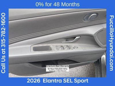 2026 Hyundai ELANTRA SEL Sport
