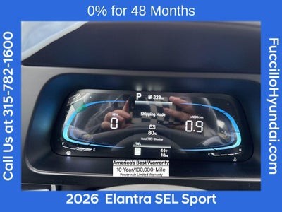2026 Hyundai ELANTRA SEL Sport