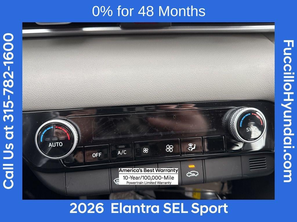 2026 Hyundai ELANTRA SEL Sport