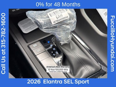 2026 Hyundai ELANTRA SEL Sport