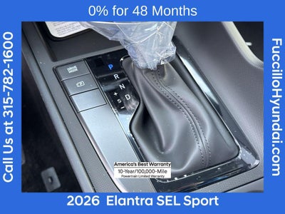 2026 Hyundai ELANTRA SEL Sport