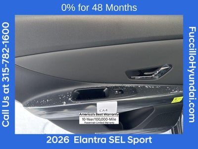 2026 Hyundai ELANTRA SEL Sport
