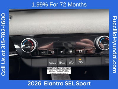 2026 Hyundai ELANTRA SEL Sport