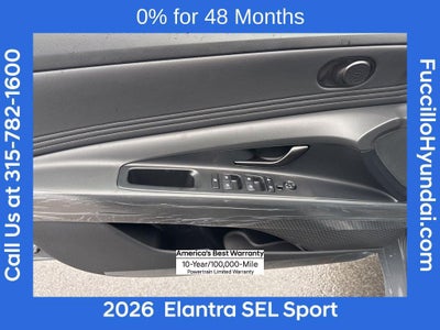 2026 Hyundai ELANTRA SEL Sport