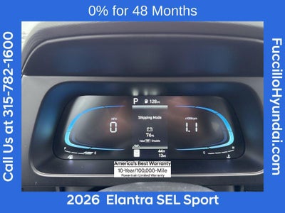 2026 Hyundai ELANTRA SEL Sport
