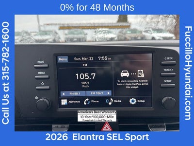 2026 Hyundai ELANTRA SEL Sport
