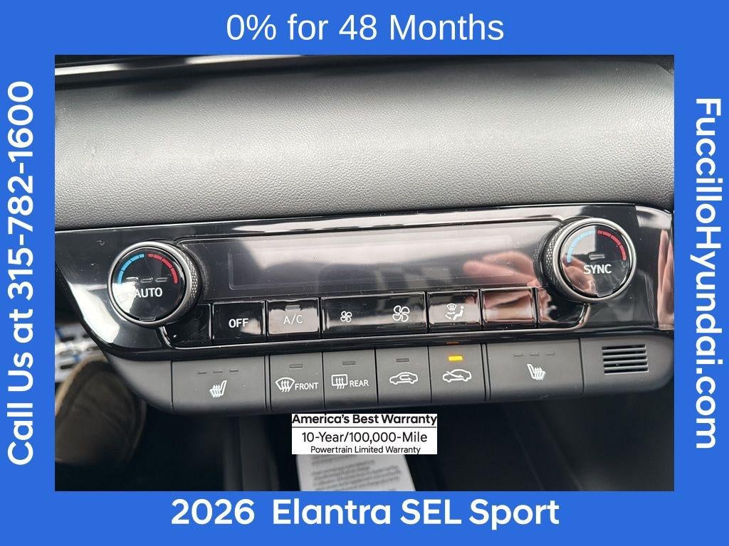 2026 Hyundai ELANTRA SEL Sport