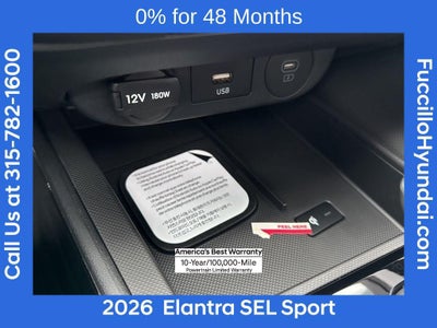 2026 Hyundai ELANTRA SEL Sport