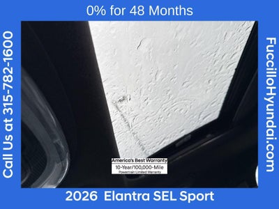 2026 Hyundai ELANTRA SEL Sport