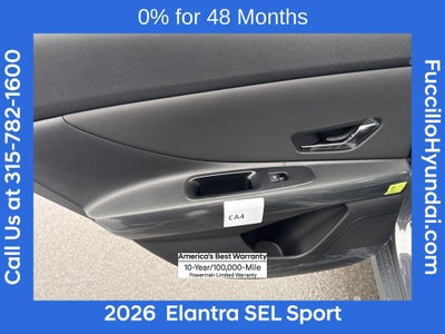 2026 Hyundai ELANTRA SEL Sport