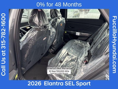 2026 Hyundai ELANTRA SEL Sport