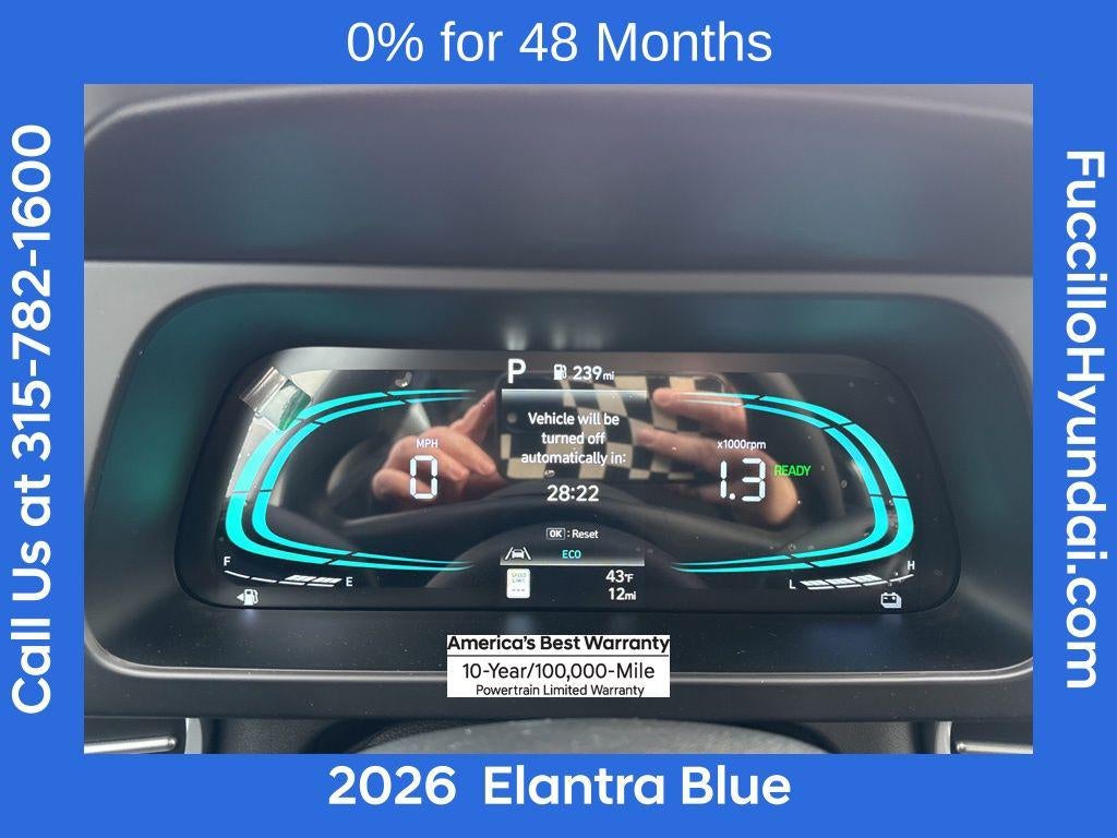2026 Hyundai ELANTRA HYBRID Blue