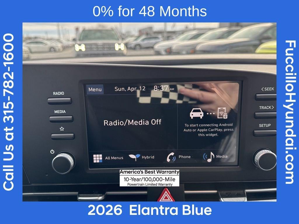2026 Hyundai ELANTRA HYBRID Blue