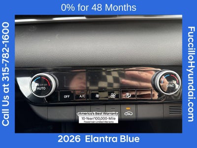 2026 Hyundai ELANTRA HYBRID Blue