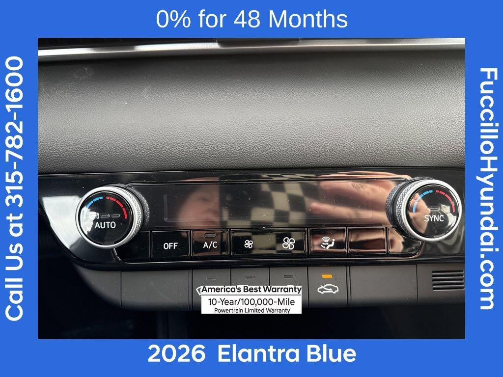 2026 Hyundai ELANTRA HYBRID Blue