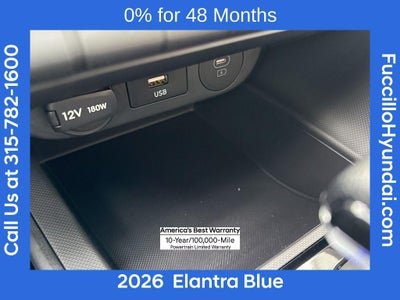 2026 Hyundai ELANTRA HYBRID Blue