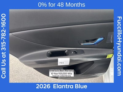 2026 Hyundai ELANTRA HYBRID Blue