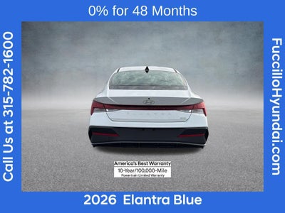 2026 Hyundai ELANTRA HYBRID Blue