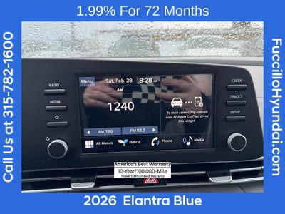2026 Hyundai ELANTRA HYBRID Blue