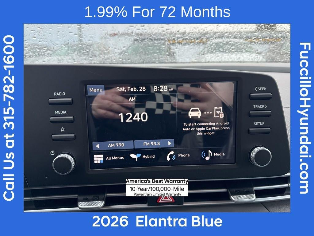 2026 Hyundai ELANTRA HYBRID Blue